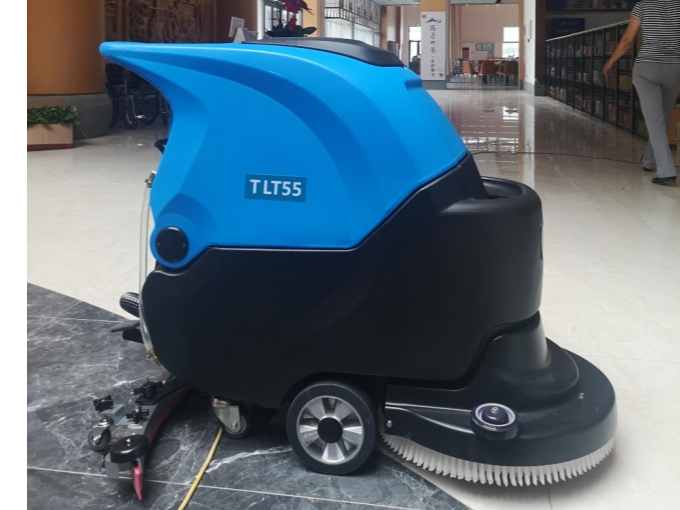 【客户案例】曲阜高速公路服务区采购坦力TLT55手推式洗地机一台
