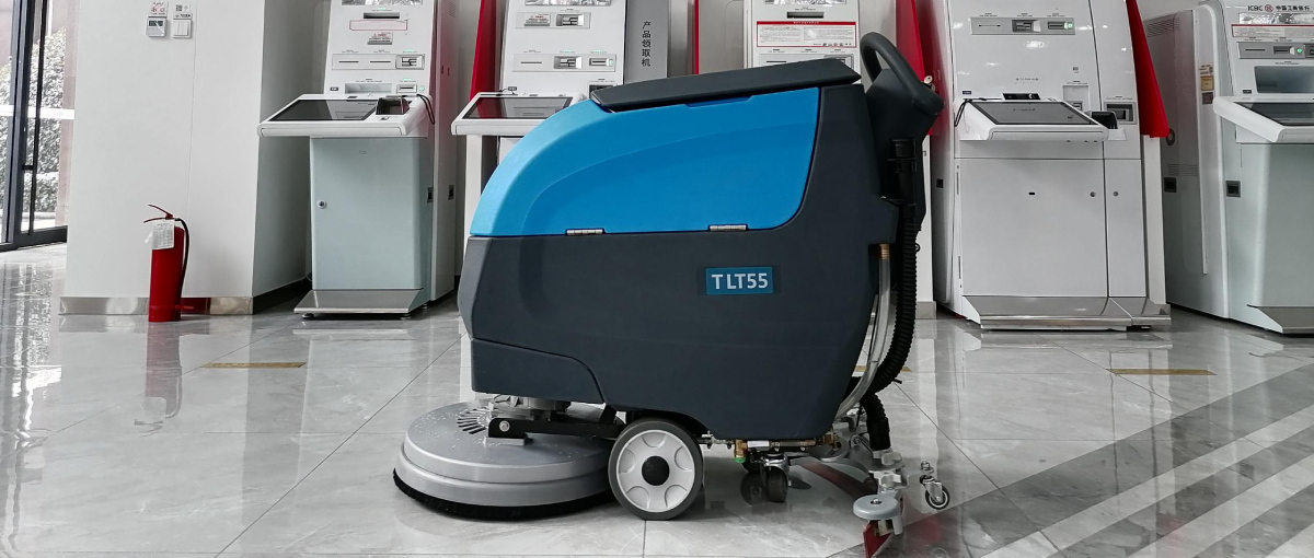 【客户案例】工商银行某支行采购坦力TLT55手推式洗地机一台